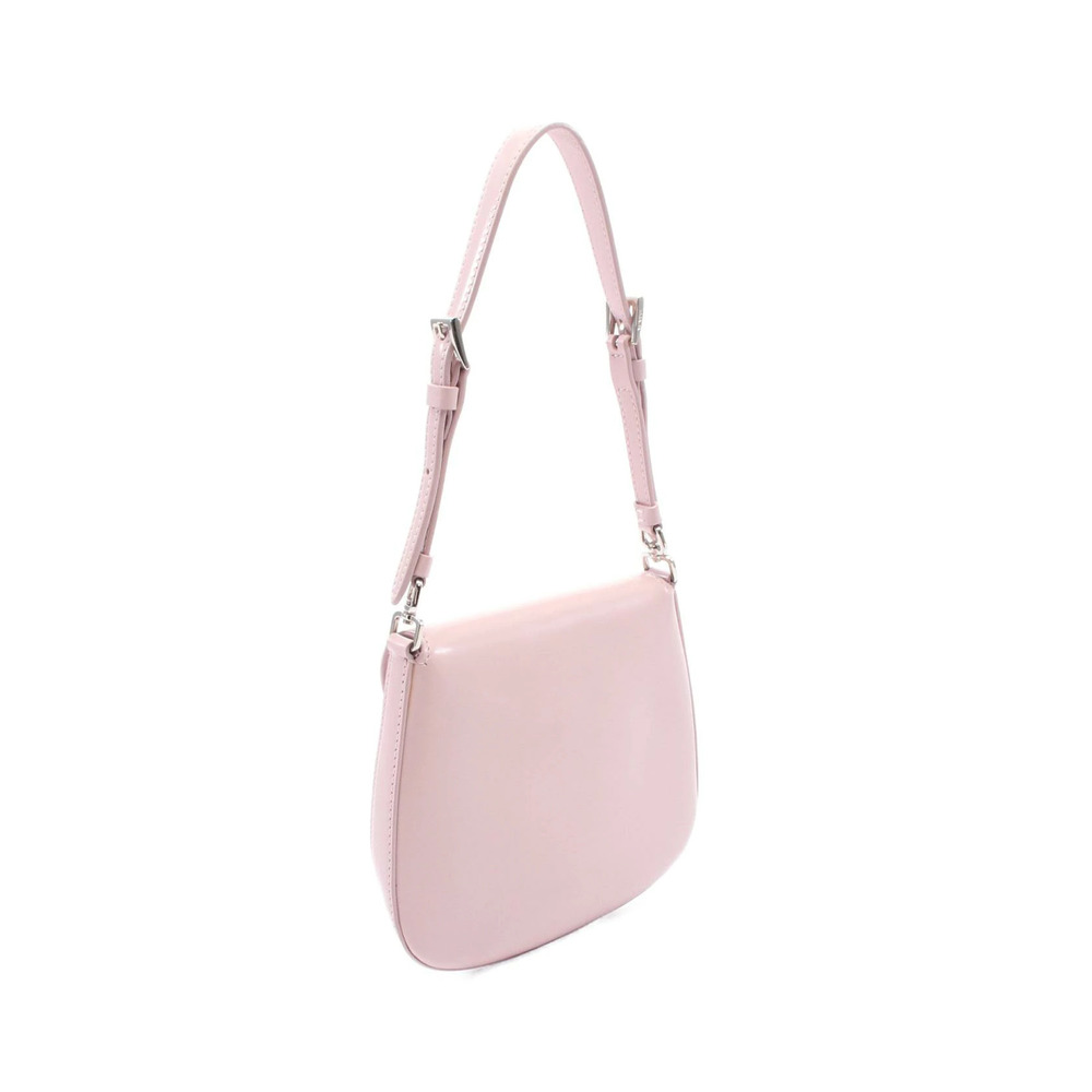 Prada Handbag Pink Leather SPAZZOLATO Brushed Cleo